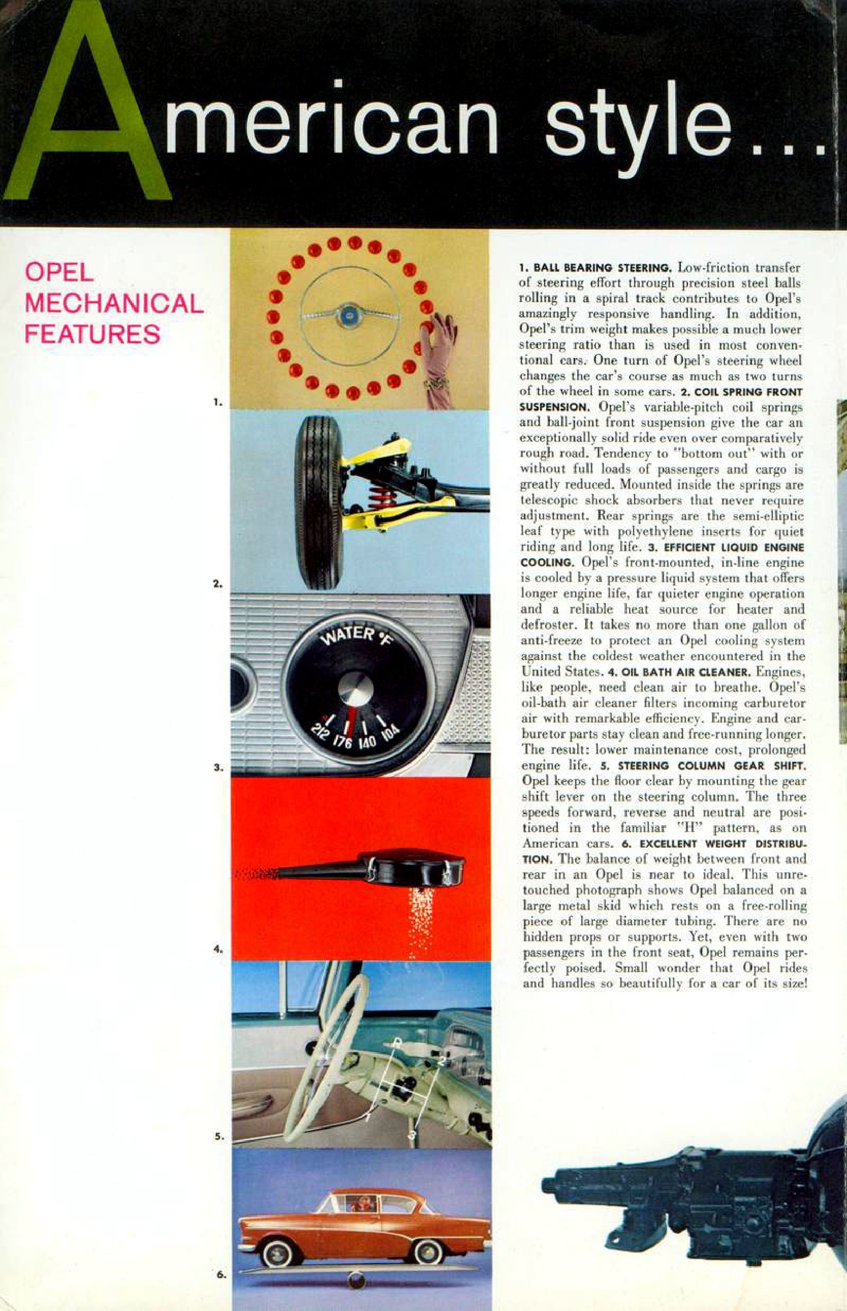 1960 Opel Rekord Brochure Page 2